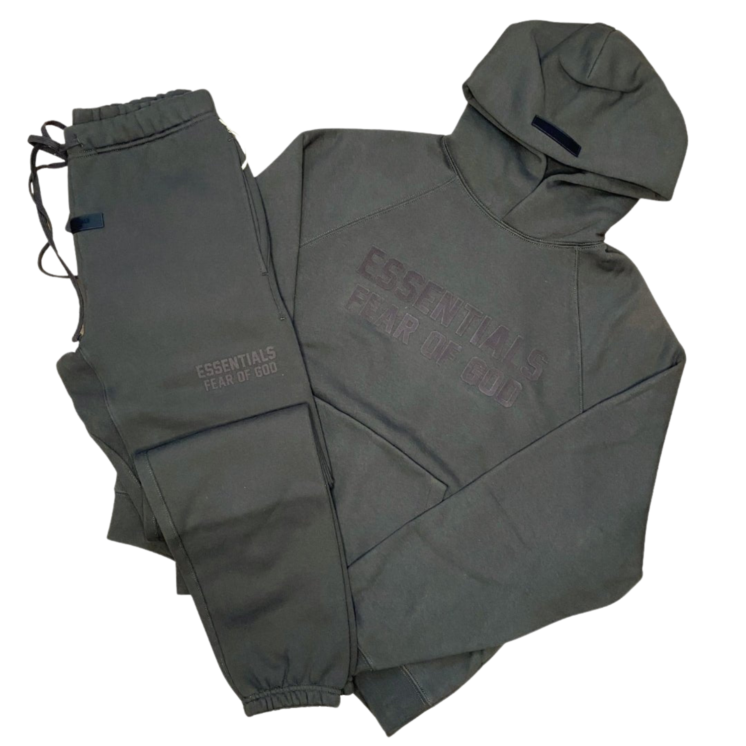 Fear Of God Essentials Off Black Tracksuit