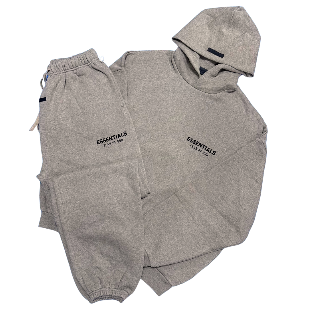 Fear Of God Essentials SS25 Dark Heather Grey Tracksuit