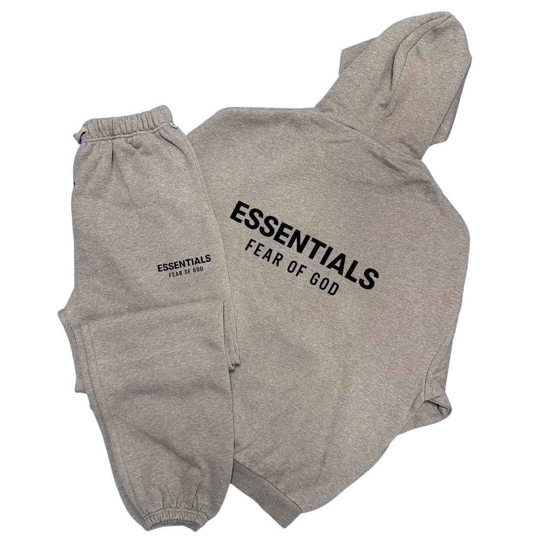 Fear Of God Essentials SS25 Dark Heather Grey Tracksuit