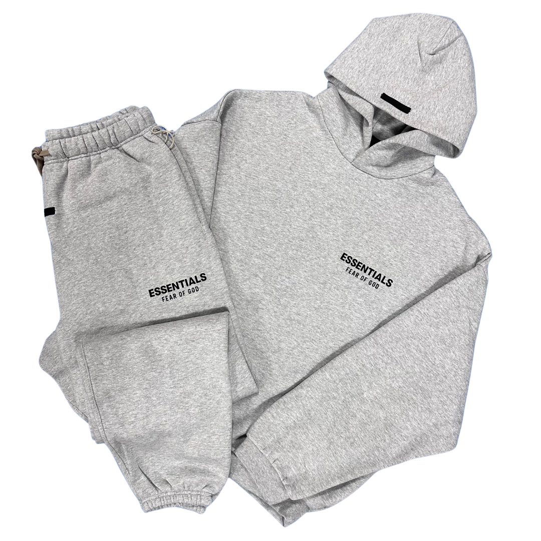 Fear Of God Essentials SS25 Light Heather Grey Tracksuit