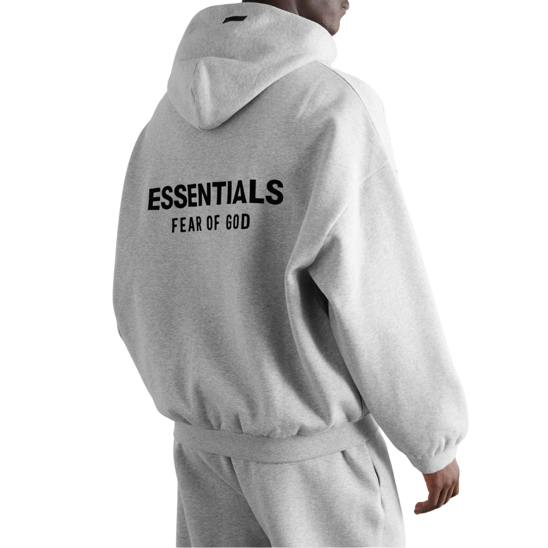Fear Of God Essentials SS25 Light Heather Grey Tracksuit